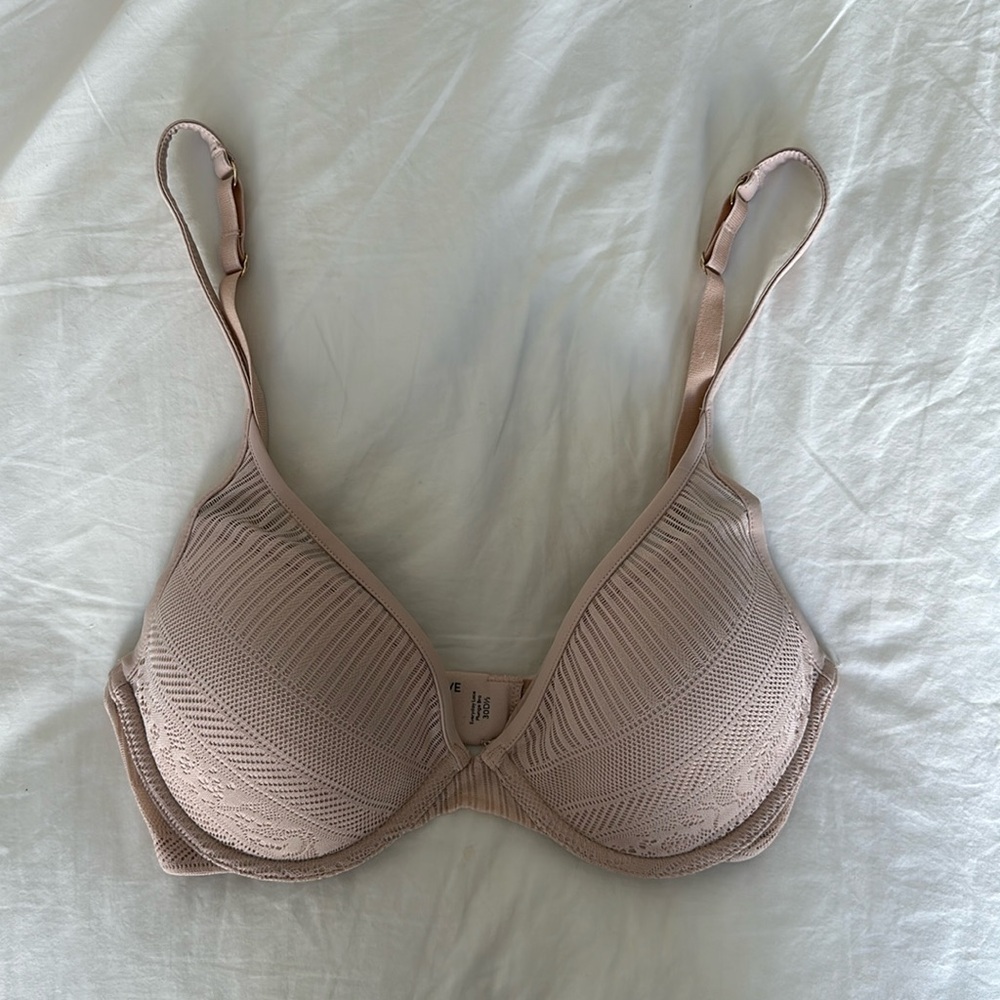 Thirdlove Everyday Lace Push up Plunge Bra 30D 1/2